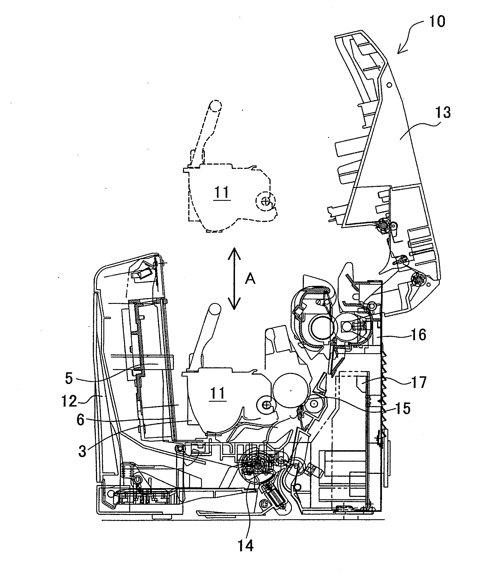 Consumable cartridge for image forming apparatus and image forming apparatus