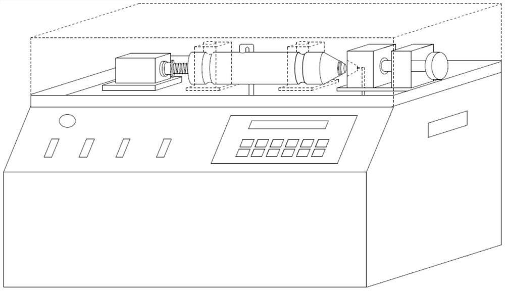 Miniature ship engine oil nozzle checking device