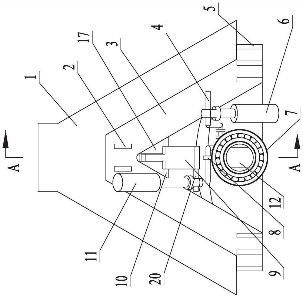 Suspension connecting mechanism for agricultural implements and tractors