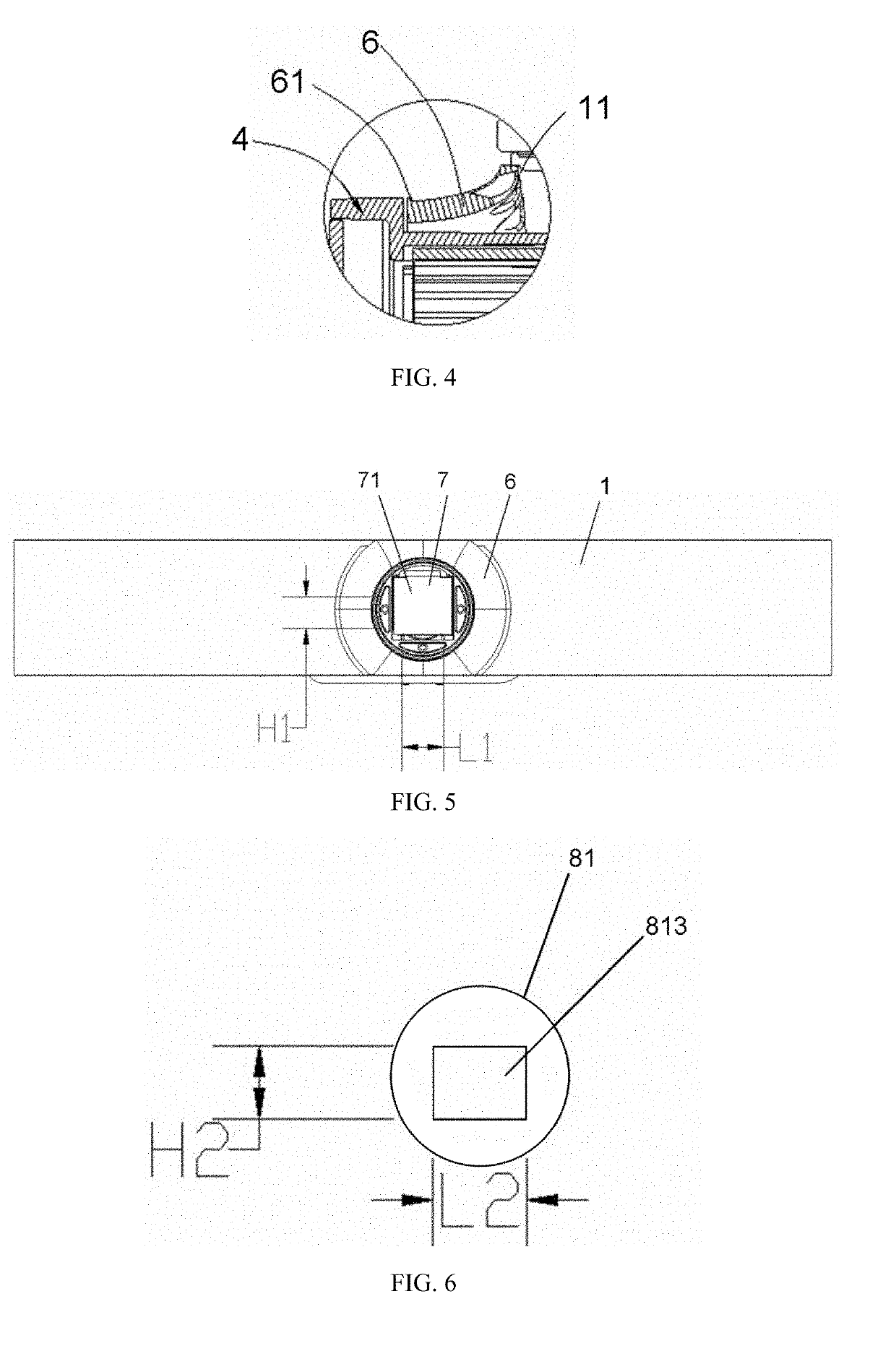 Knob structure for electromagnetic oven