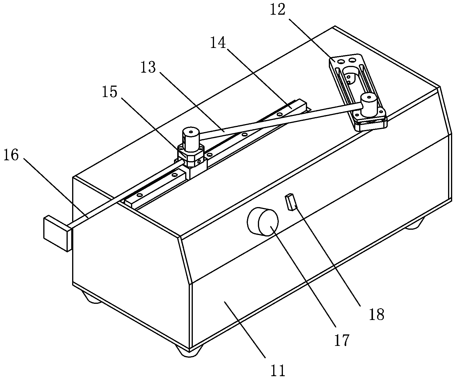 Brush plating device and method for repairing scratches of mechanical parts