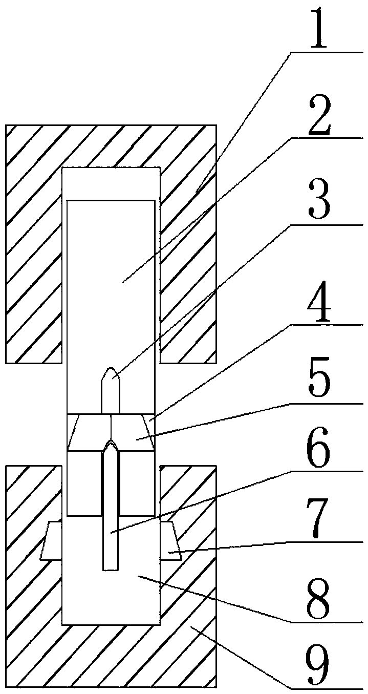 Novel high-strength piecing device for tubular piles