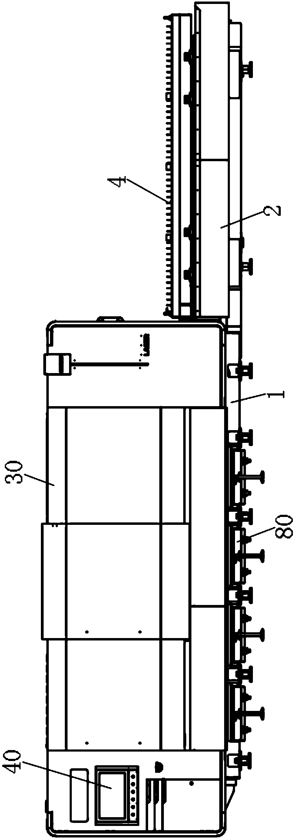Laser cutting machine with efficient and intelligent lifting exchanging table and working method thereof