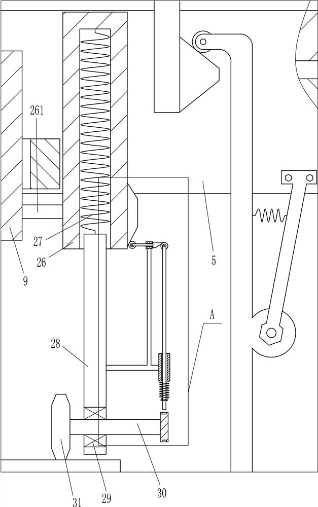 A wood slotting machine