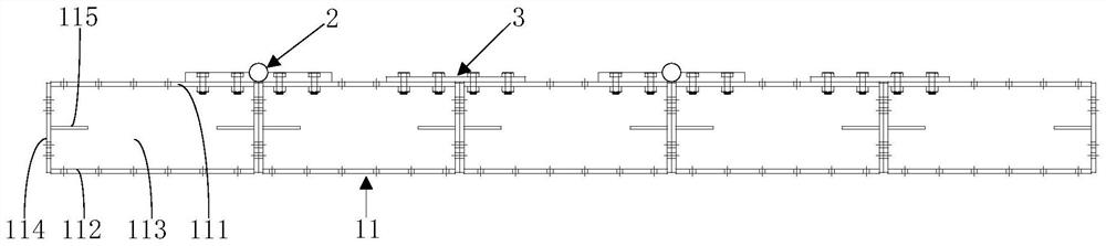 Foundation pit steel support and its installation method