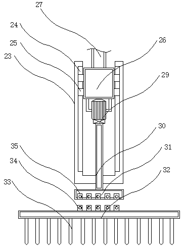 Device with clamping mechanism and for finish machining of steel plate