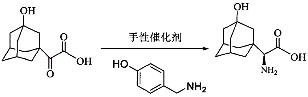(s)-3-hydroxyadamantylglycine preparation method