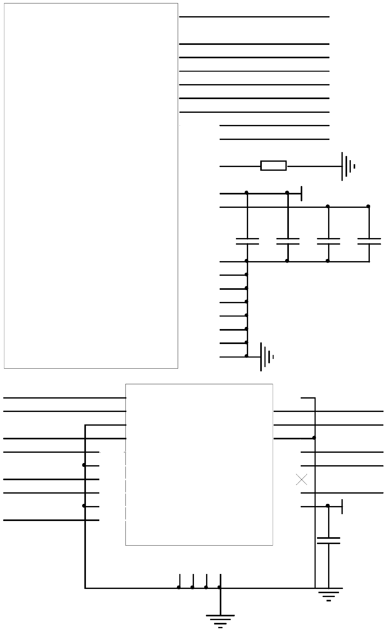 Receiving end of high-definition digital image transmission system of traversing machine