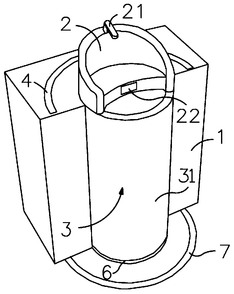 Concealed urinal