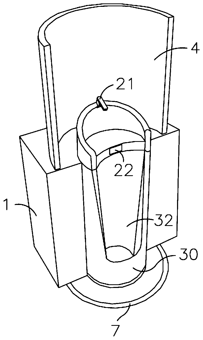 Concealed urinal