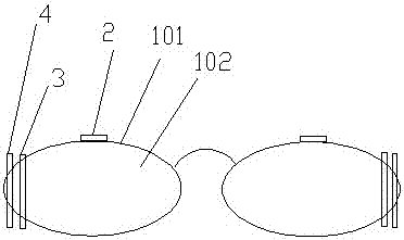 Auto-sensing-type sunshade glasses