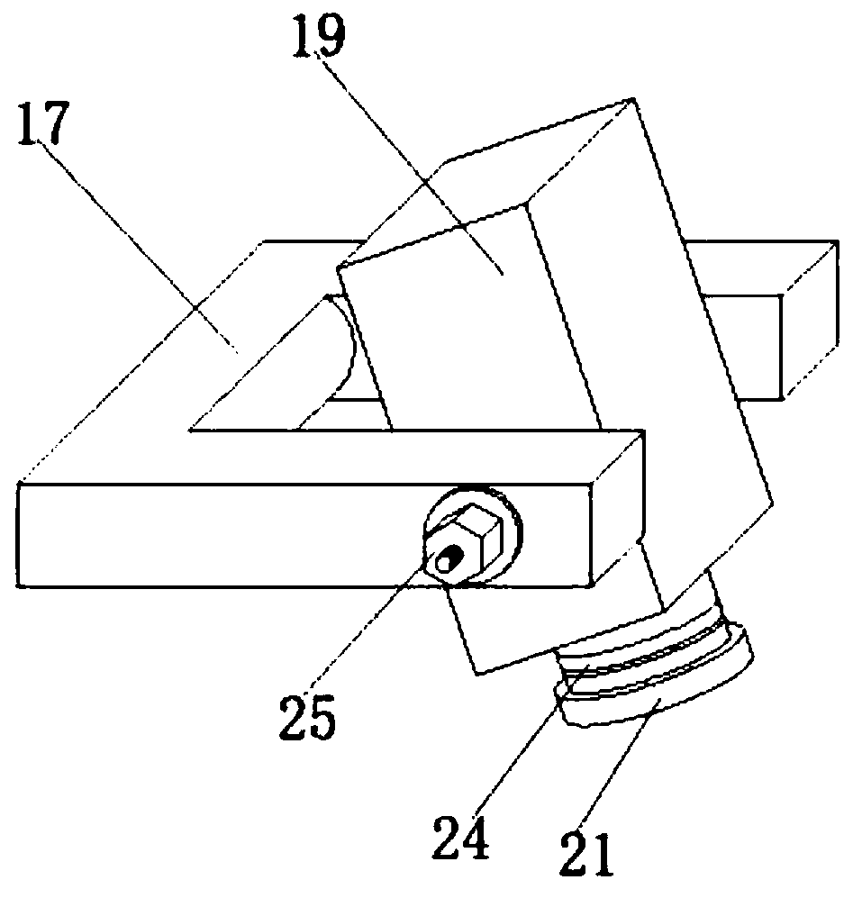 Plate edge grinding device for machining
