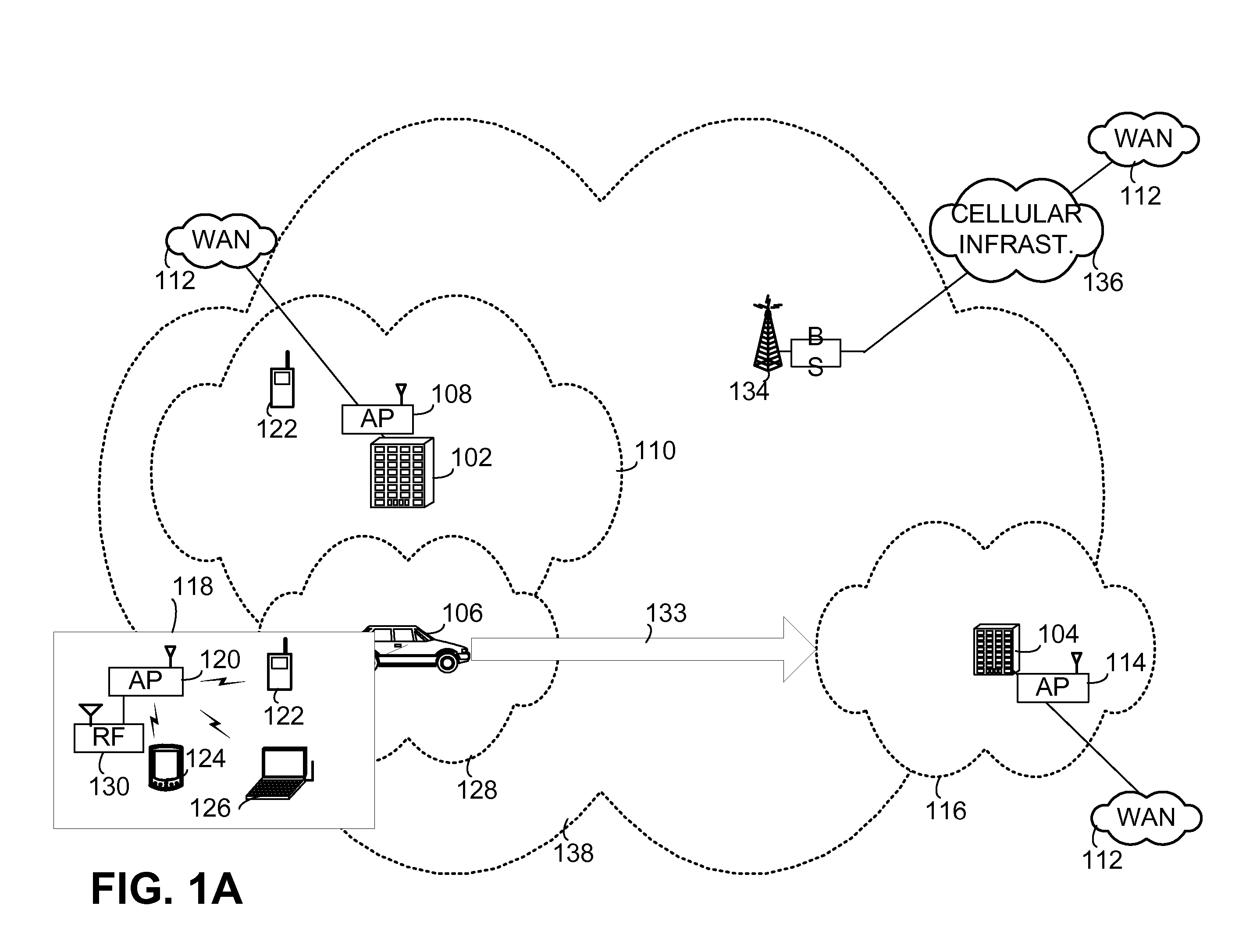 System and method for servicing communications using both fixed and mobile wireless networks
