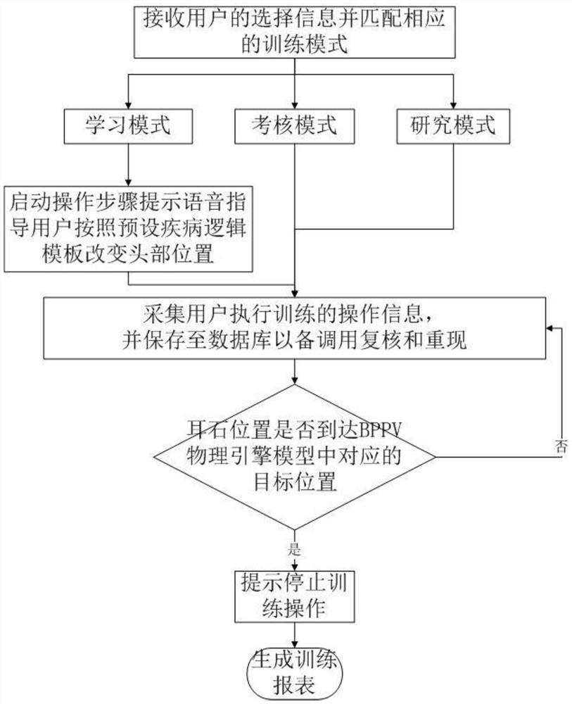 BPPV diagnosis and treatment skill training system and method