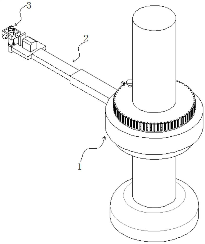 Multi-angle adjustable B-ultrasonic puncture positioning frame