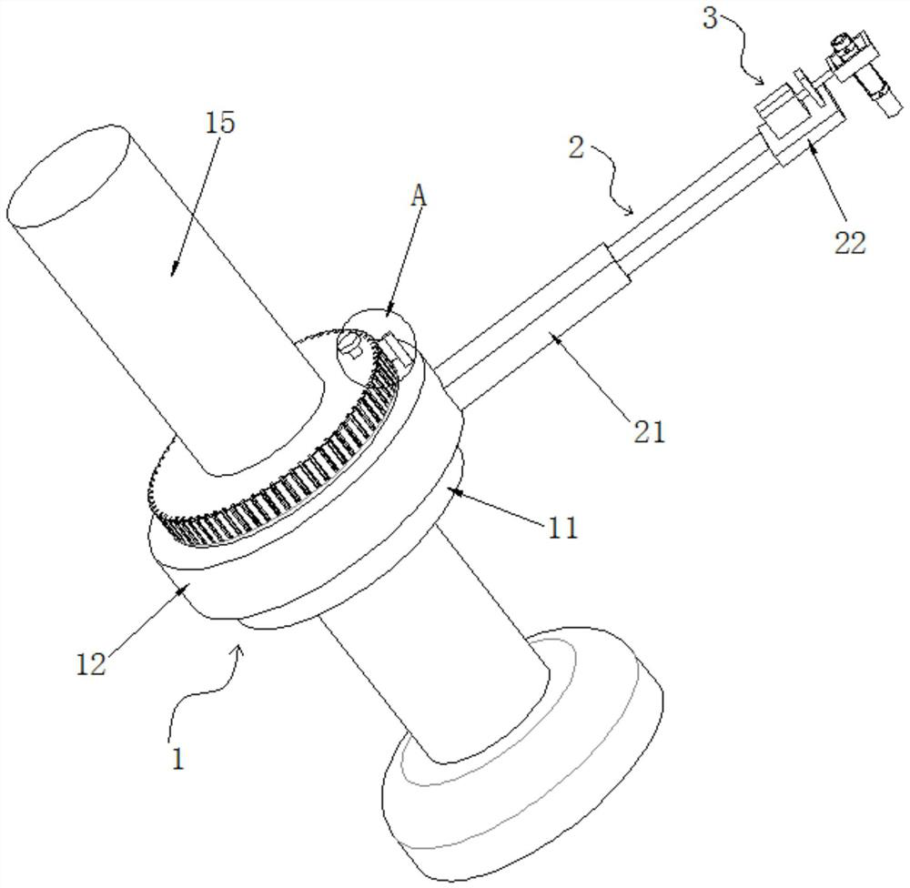 Multi-angle adjustable B-ultrasonic puncture positioning frame