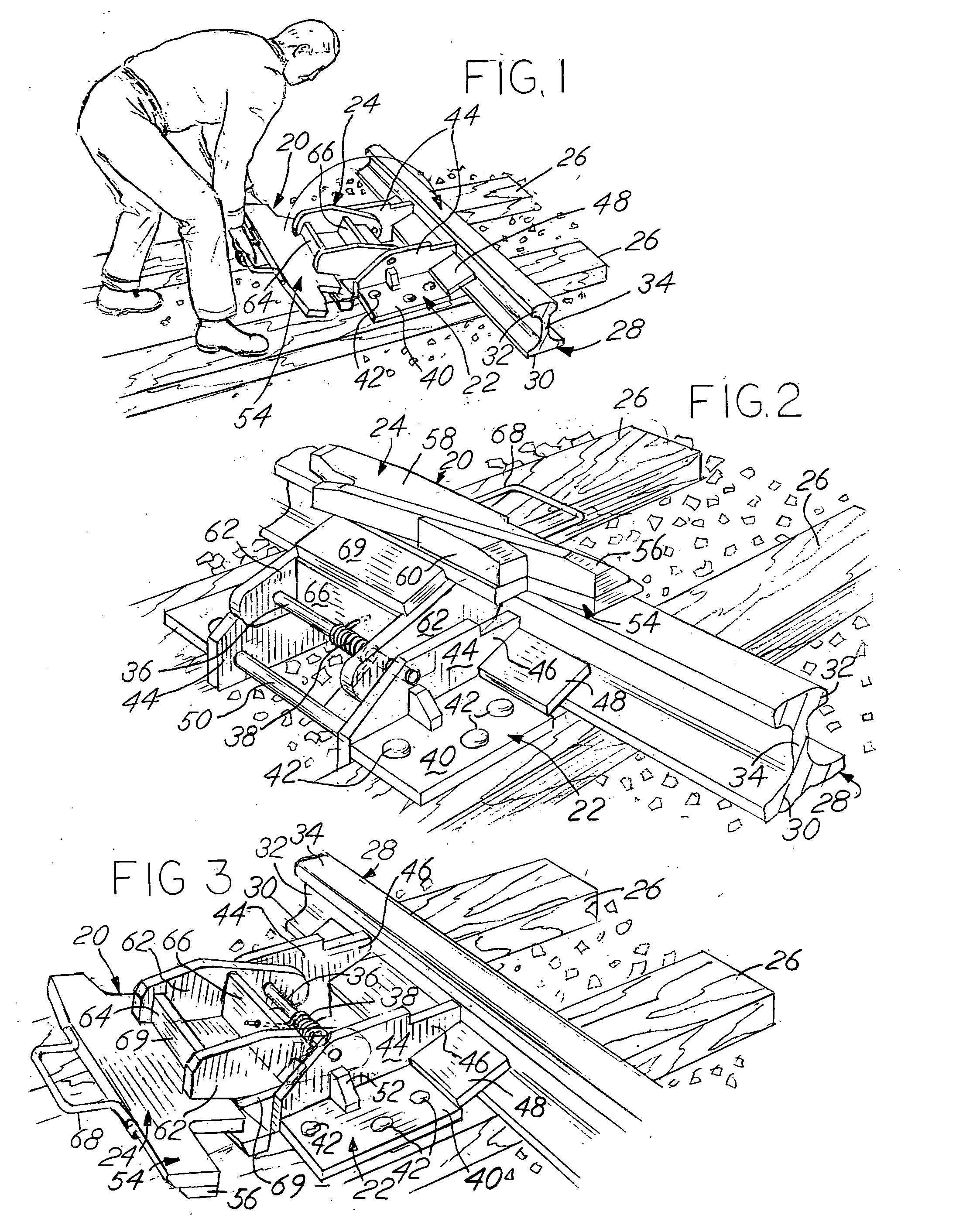 Hinged derail with assisted manual lifting and method for constructing