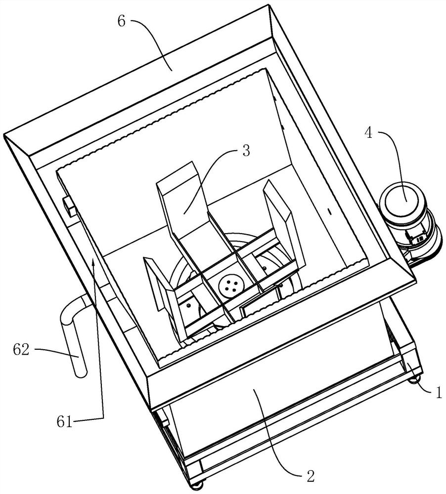 A rotary throwing integrated washing machine