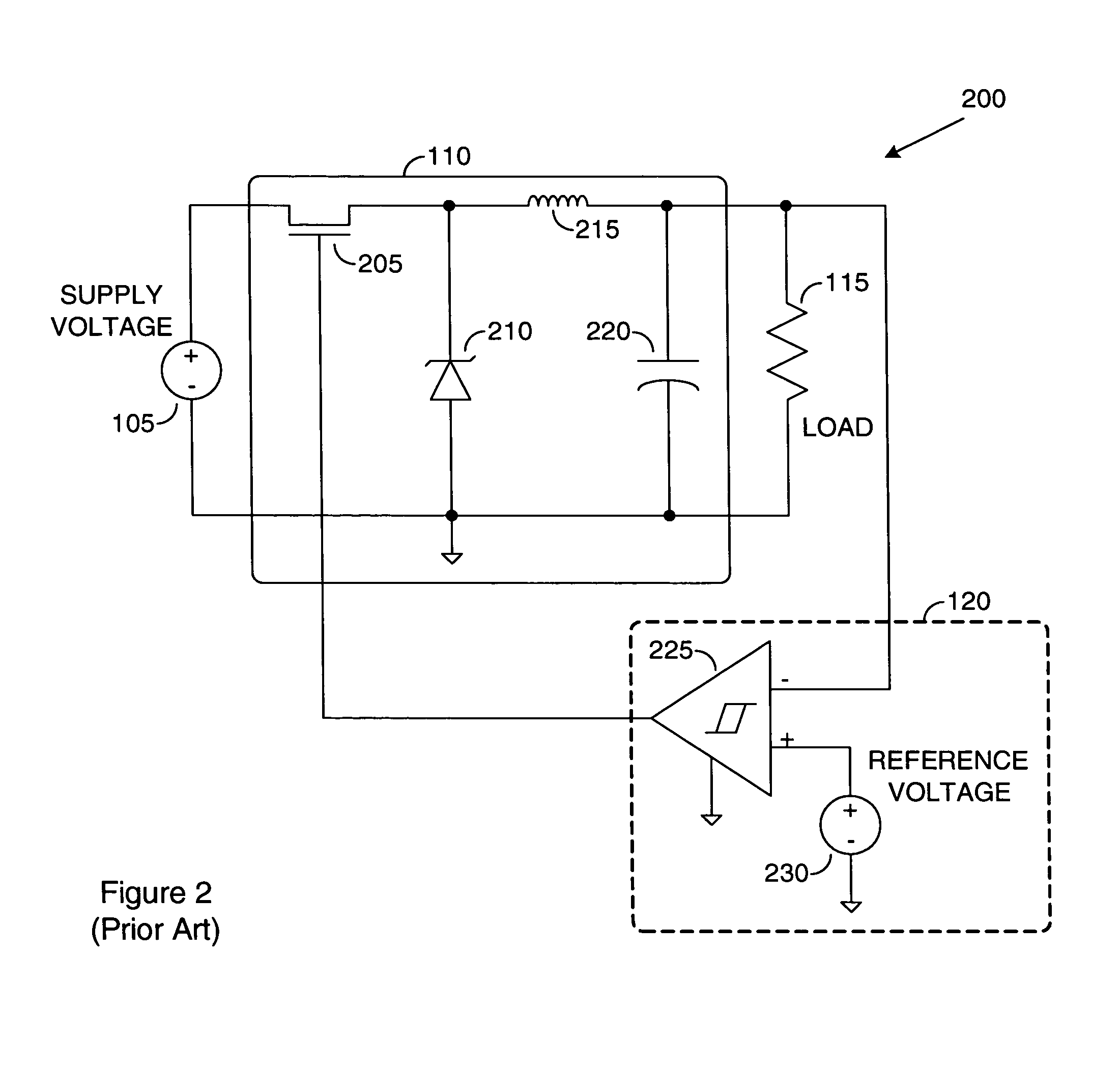 Hysteretic controlled switch regulator with fixed off time