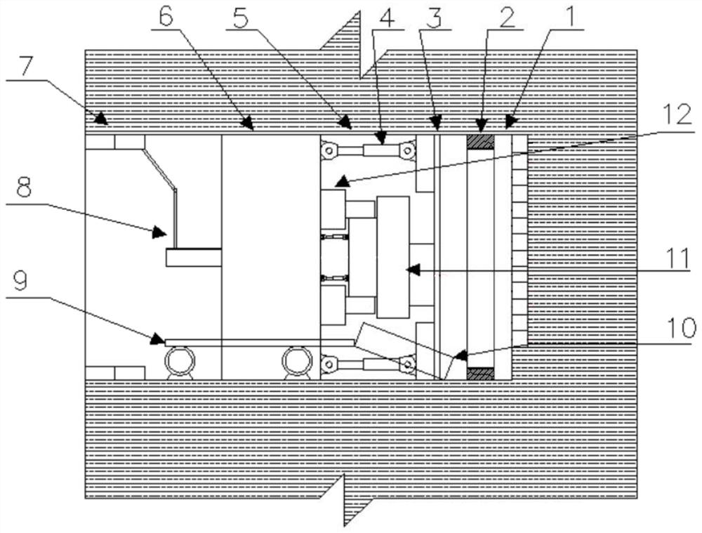 A square shield machine