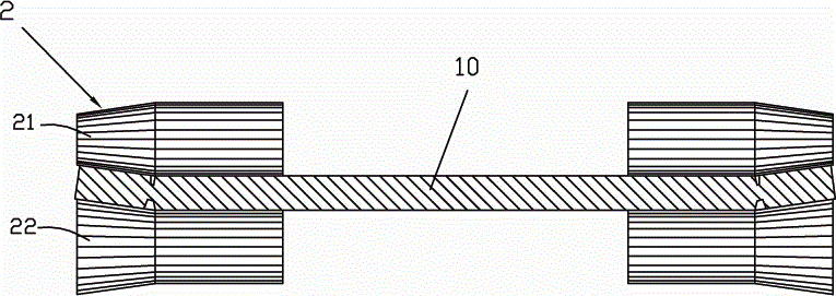 Preprocessing method and preprocessing device for steel plate trimming