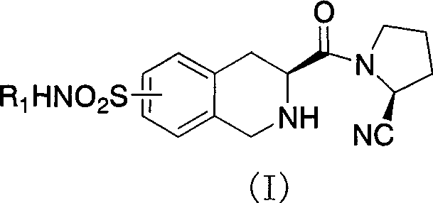 Uses of substituted tetrahydrochysene isoquinoline derivant