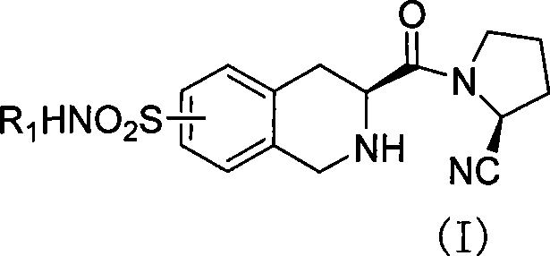 Uses of substituted tetrahydrochysene isoquinoline derivant