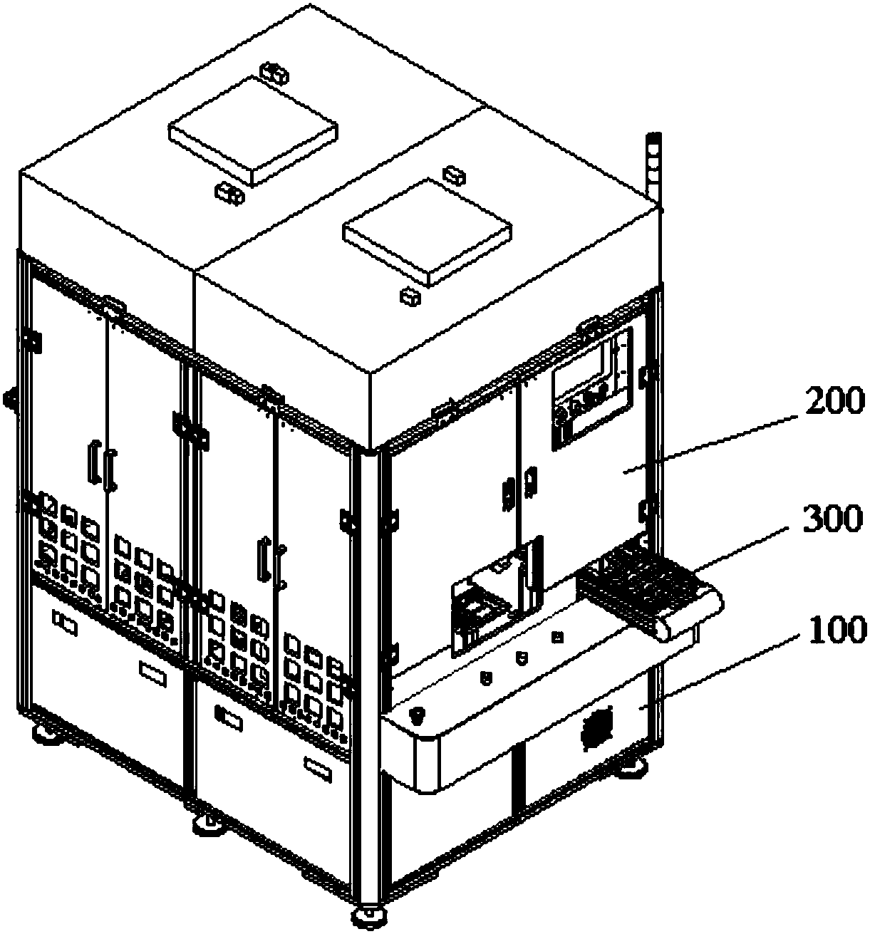 A fpc light guide plate laminating machine