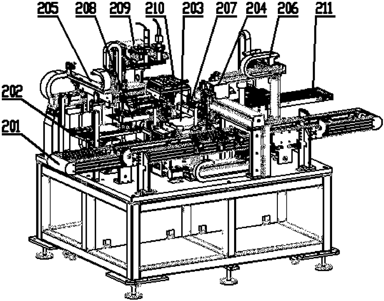 A fpc light guide plate laminating machine