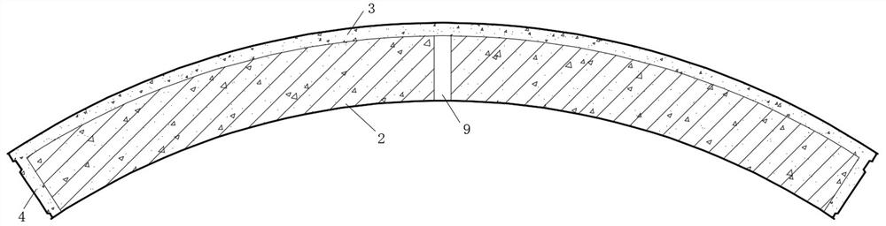 Ultra-high performance concrete - ordinary concrete shield tunnel segment and its construction method