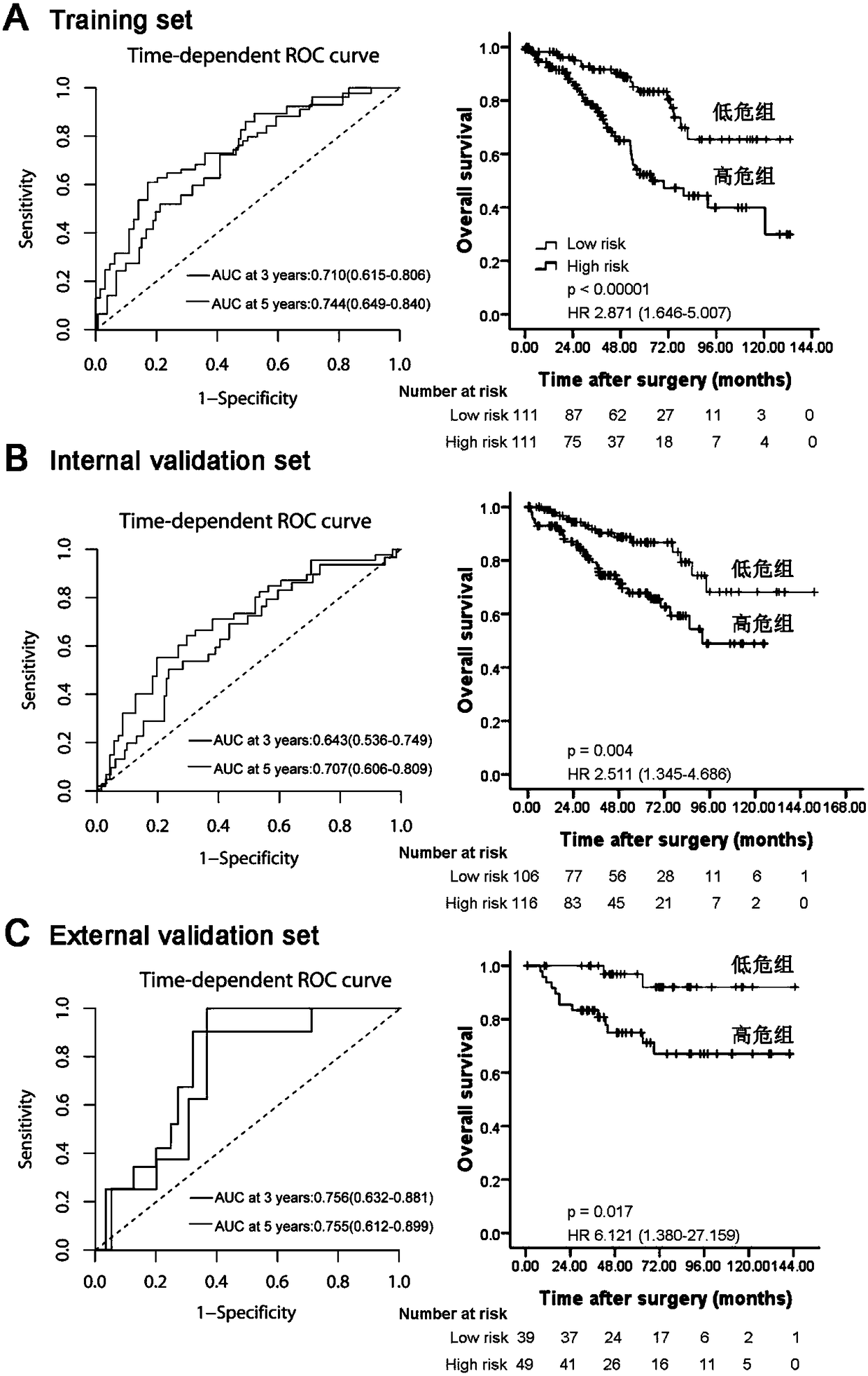 Application of lncRNA combination to preparation of product for predicting renal clear cell carcinoma prognosis and molecular targeted medicine treatment sensitivity