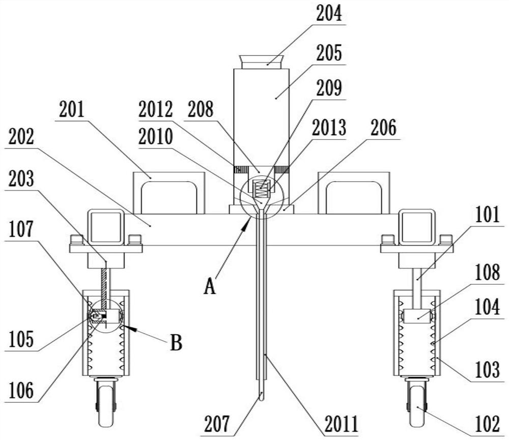 A construction scribing device