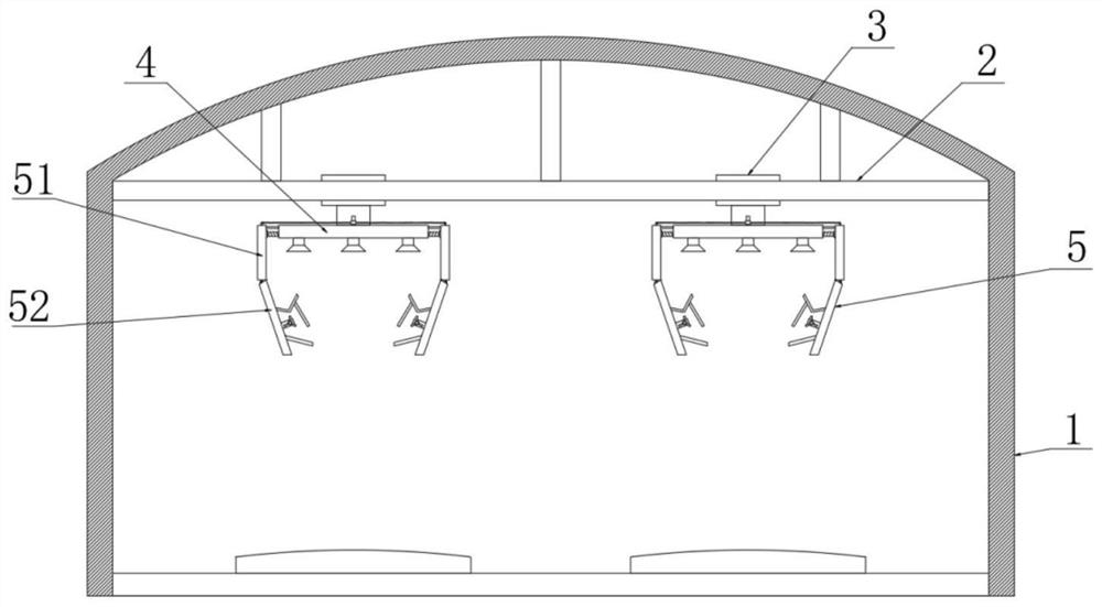 Agricultural greenhouse pesticide conveying and spraying device for tomato leaf mold treatment