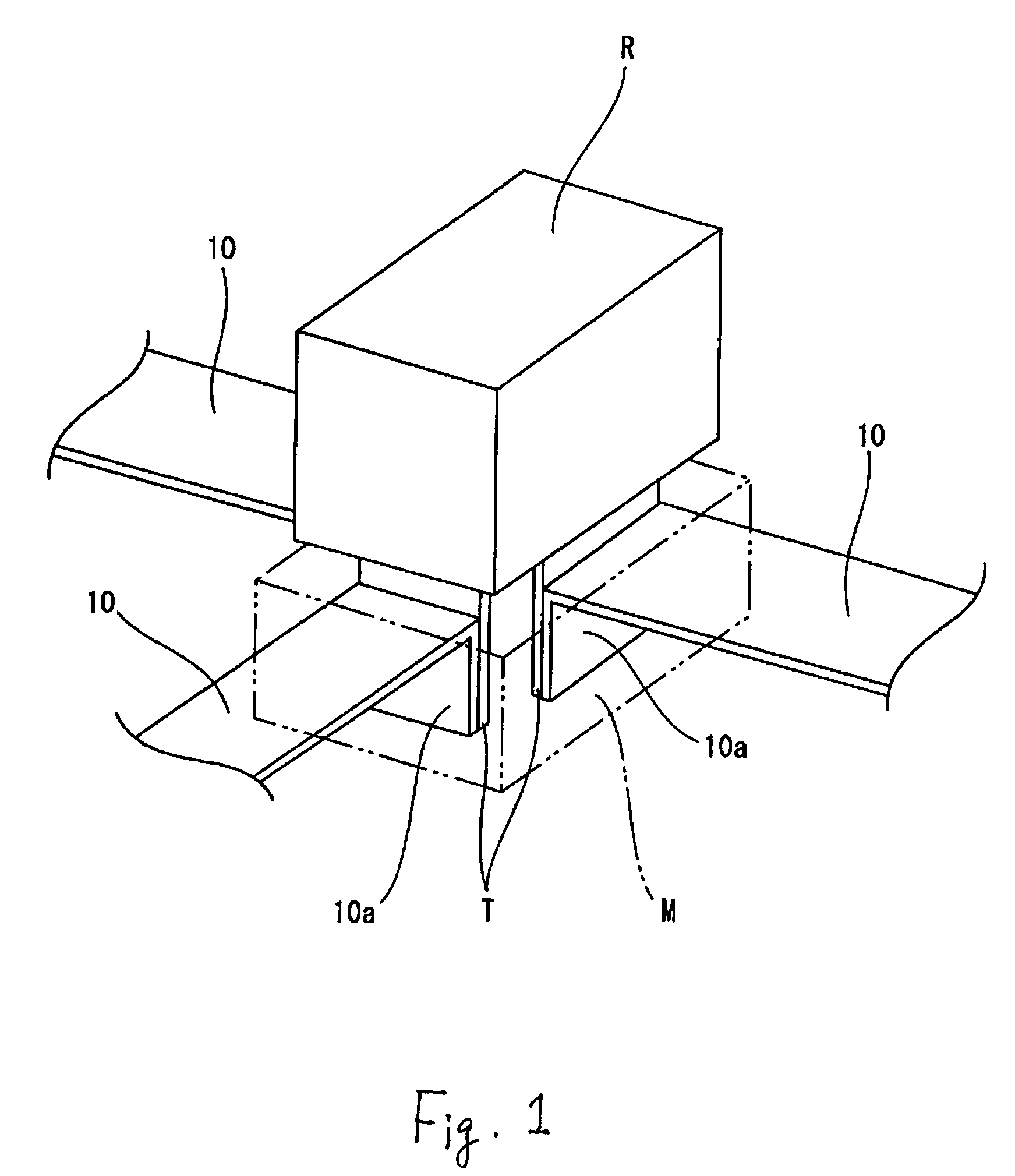 Connection structure between bus bars and relay terminals