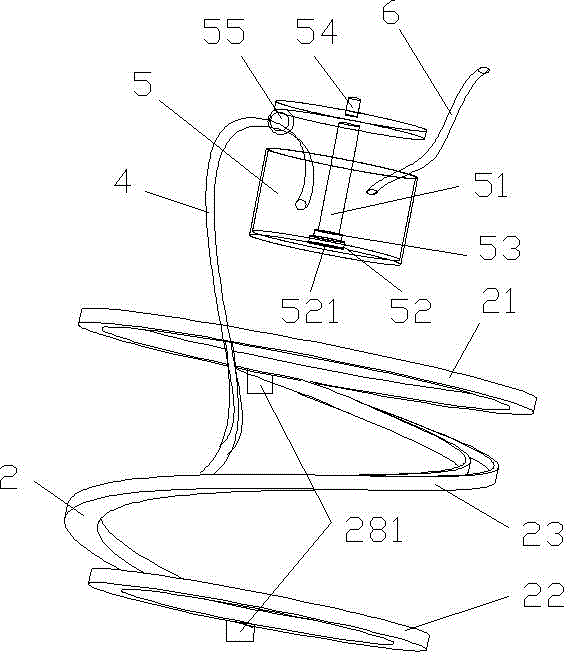 Mini-type atomization device used for fungus sporocarps