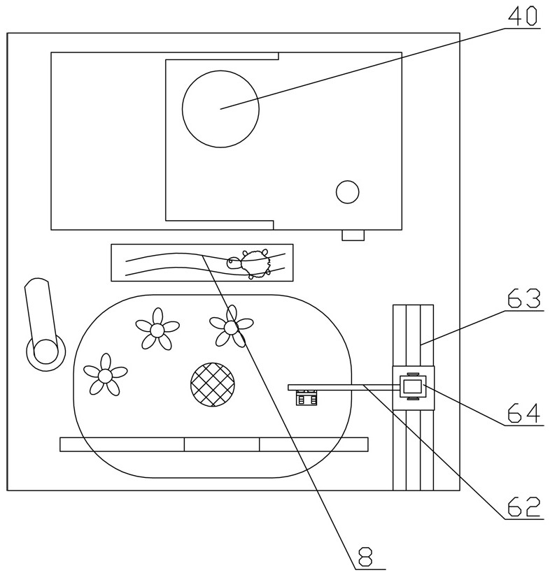 Nasal cavity flushing device for department of pediatrics