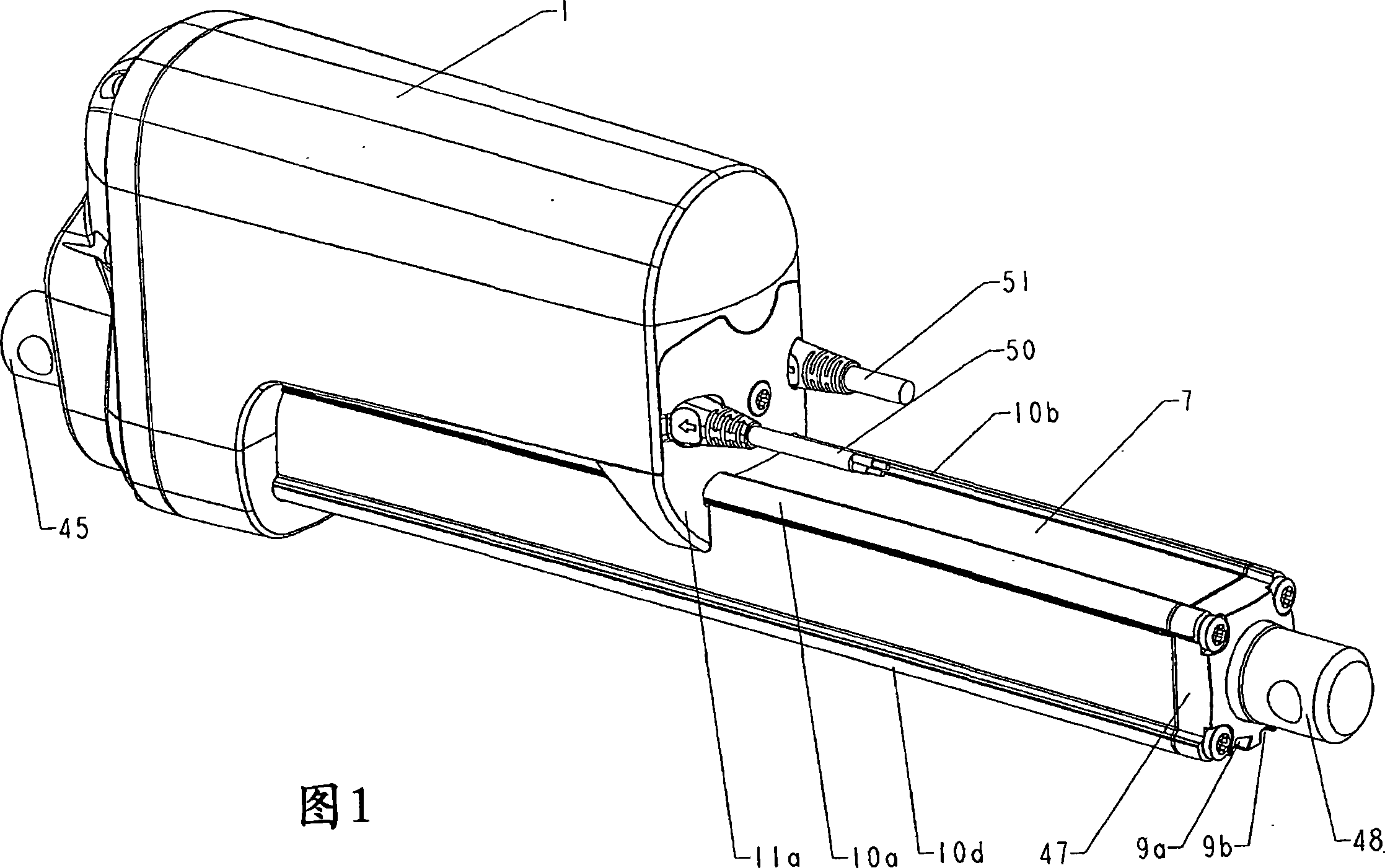 A linear actuator comprising an overload clutch
