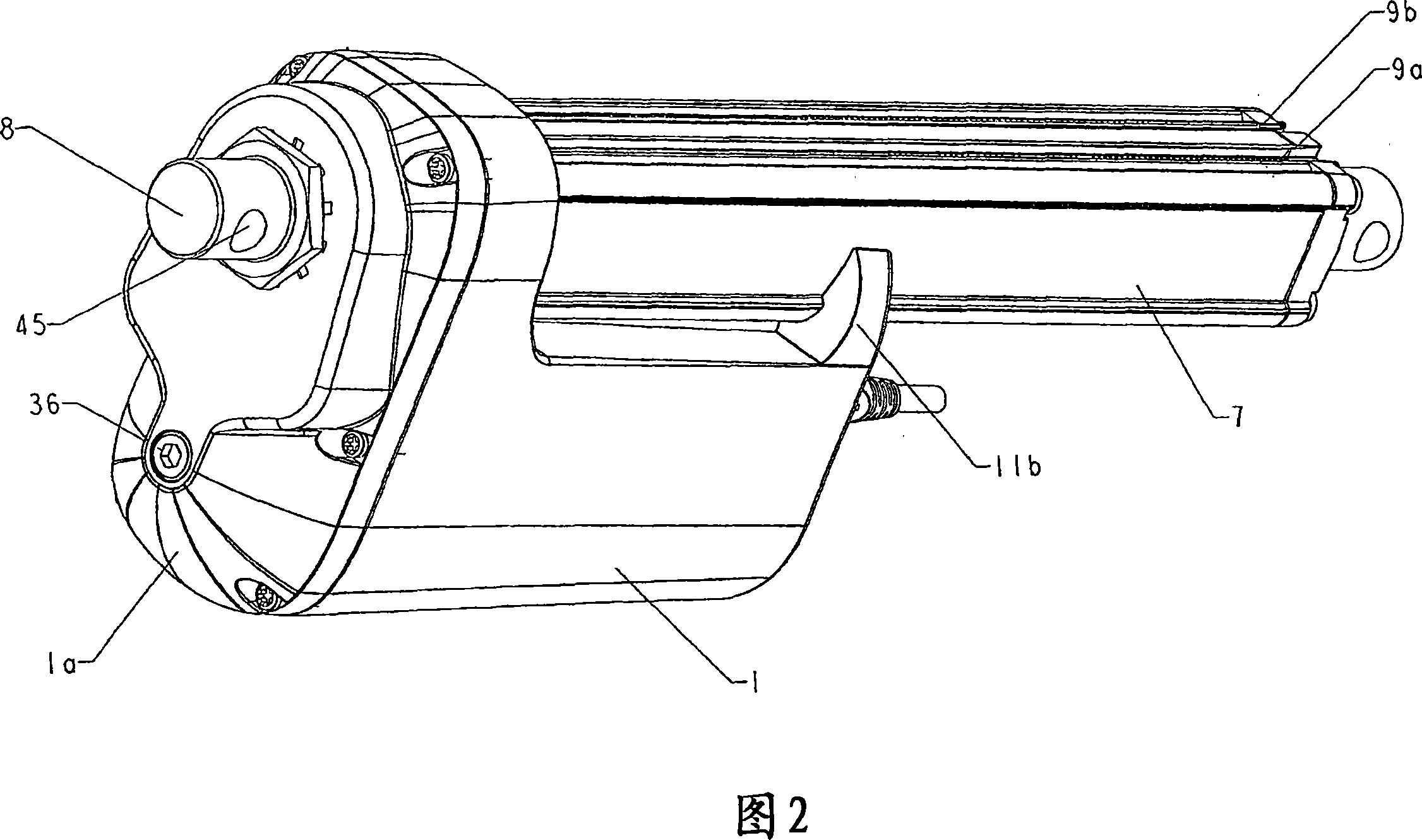A linear actuator comprising an overload clutch