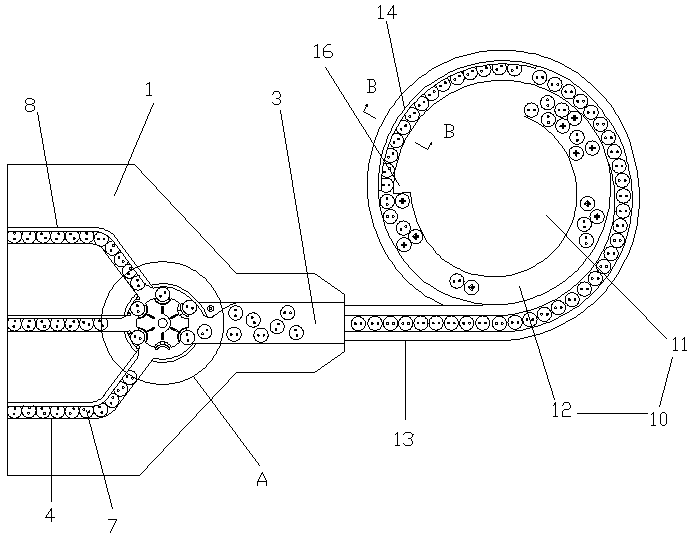 Simple and efficient feeding mechanism of pin-type microphone head