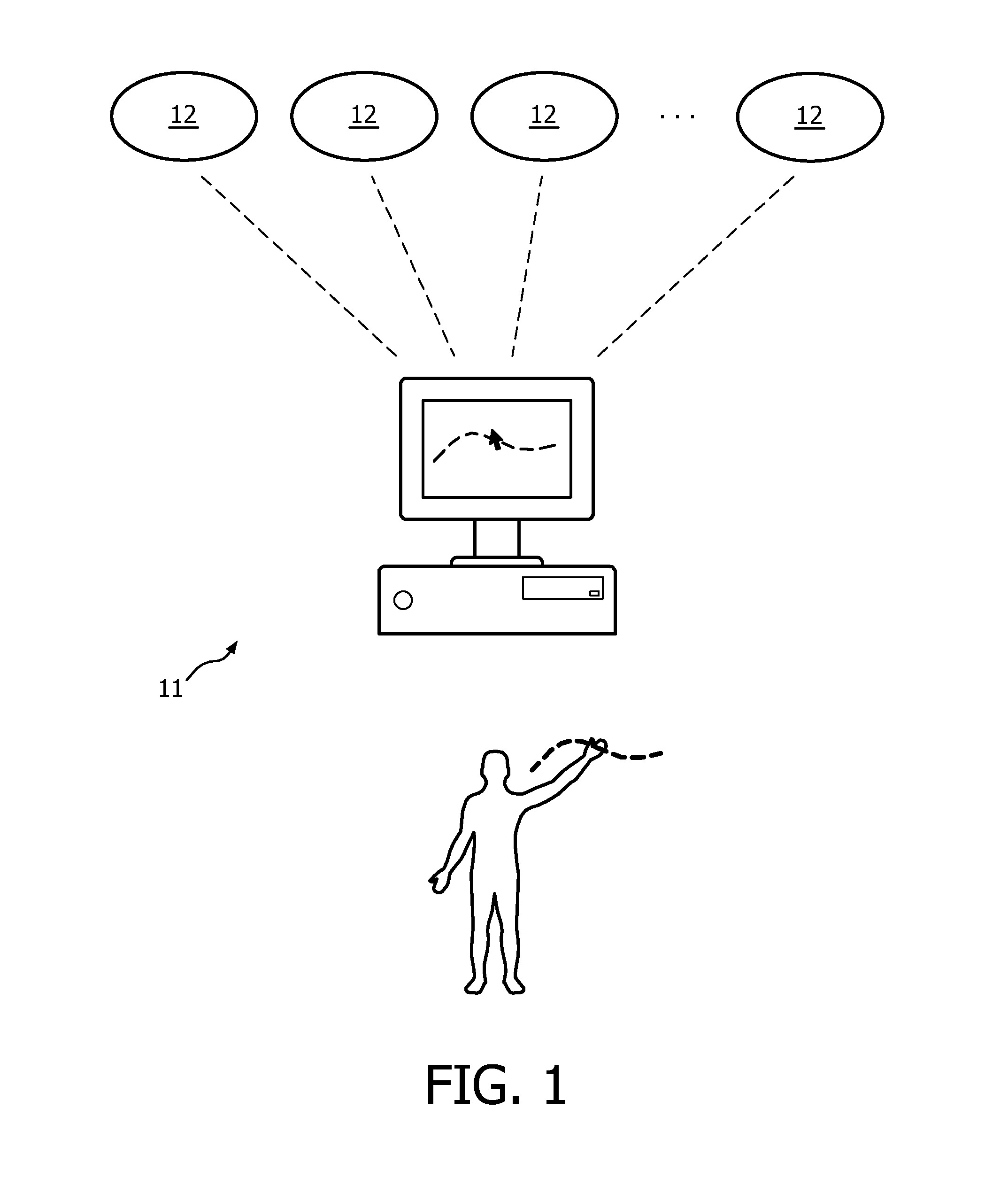 Contactless remote control system and method for medical devices