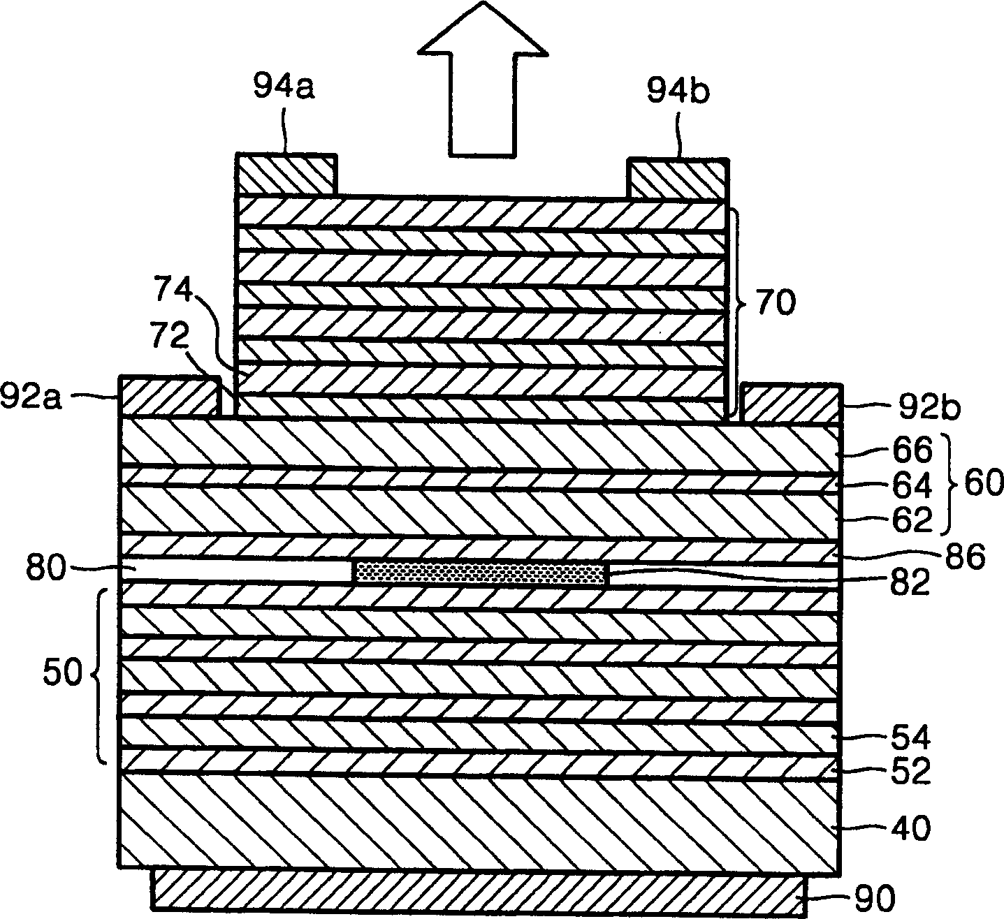 Wave length adjustable vertical cavity surface emitting laser diode