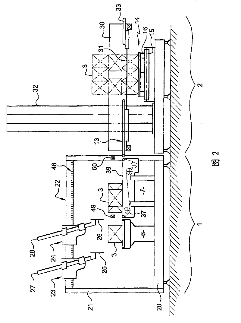 Method and installation for assembling palletizable products