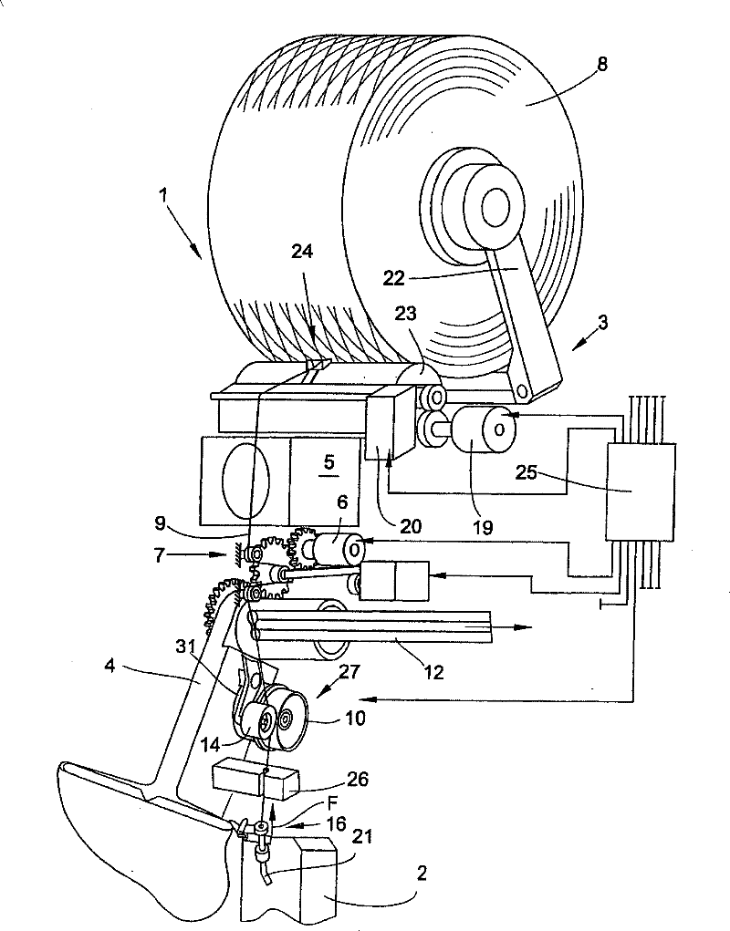 Method for spooling a thread on a textile machine which produces crosswound bobbins, and textile machine which produces crosswound bobbins