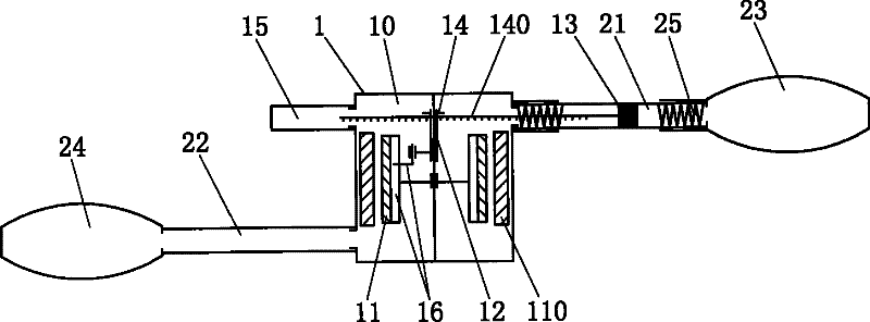 Generator with enclosed liquid vesicle for shoes