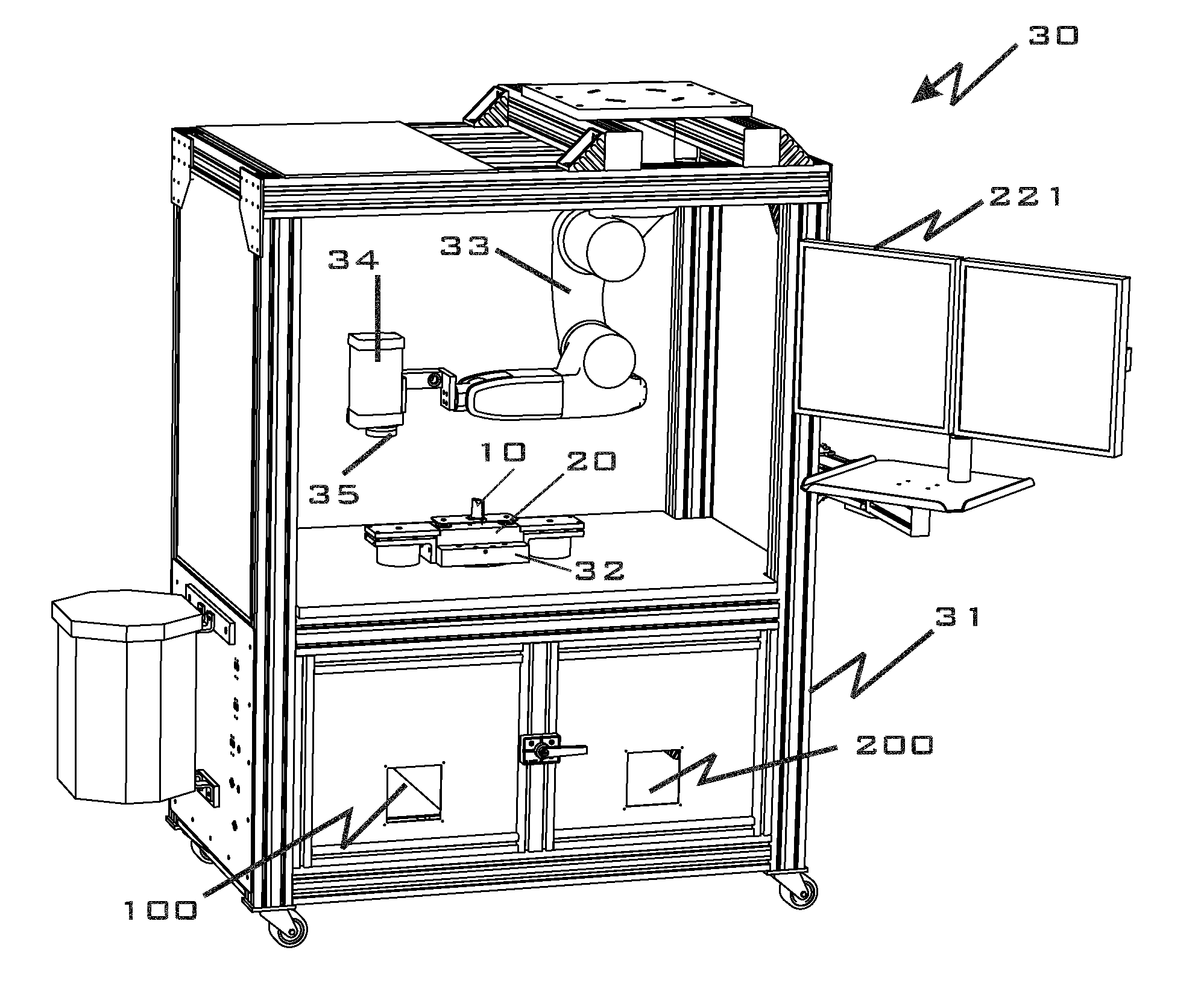 Apparatus and Method For Measurement of the Film Cooling Effect Produced By Air Cooled Gas Turbine Components
