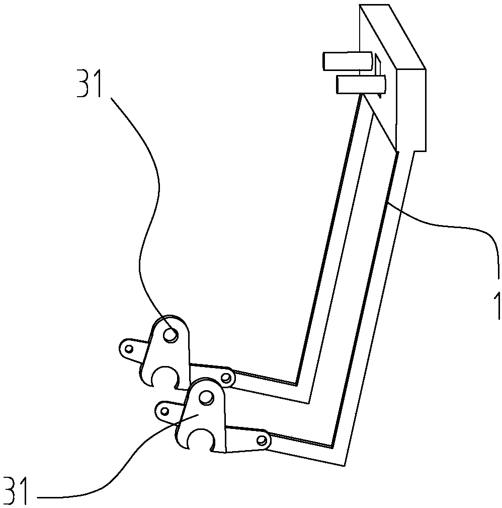 A labor-saving double-support type module fastening device