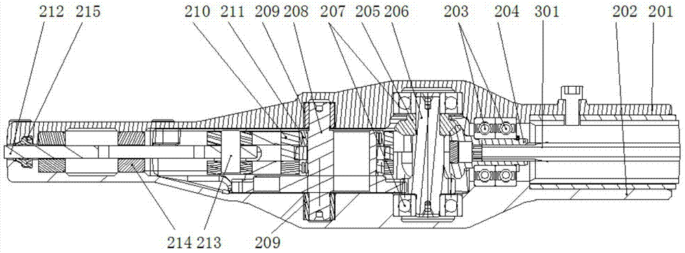 Gasoline engine assisted palm leaf cutting device