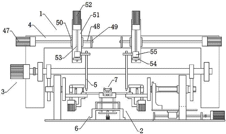 Device applicable to rotational welding of three parts