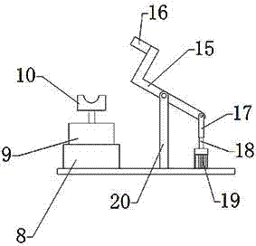 Device applicable to rotational welding of three parts