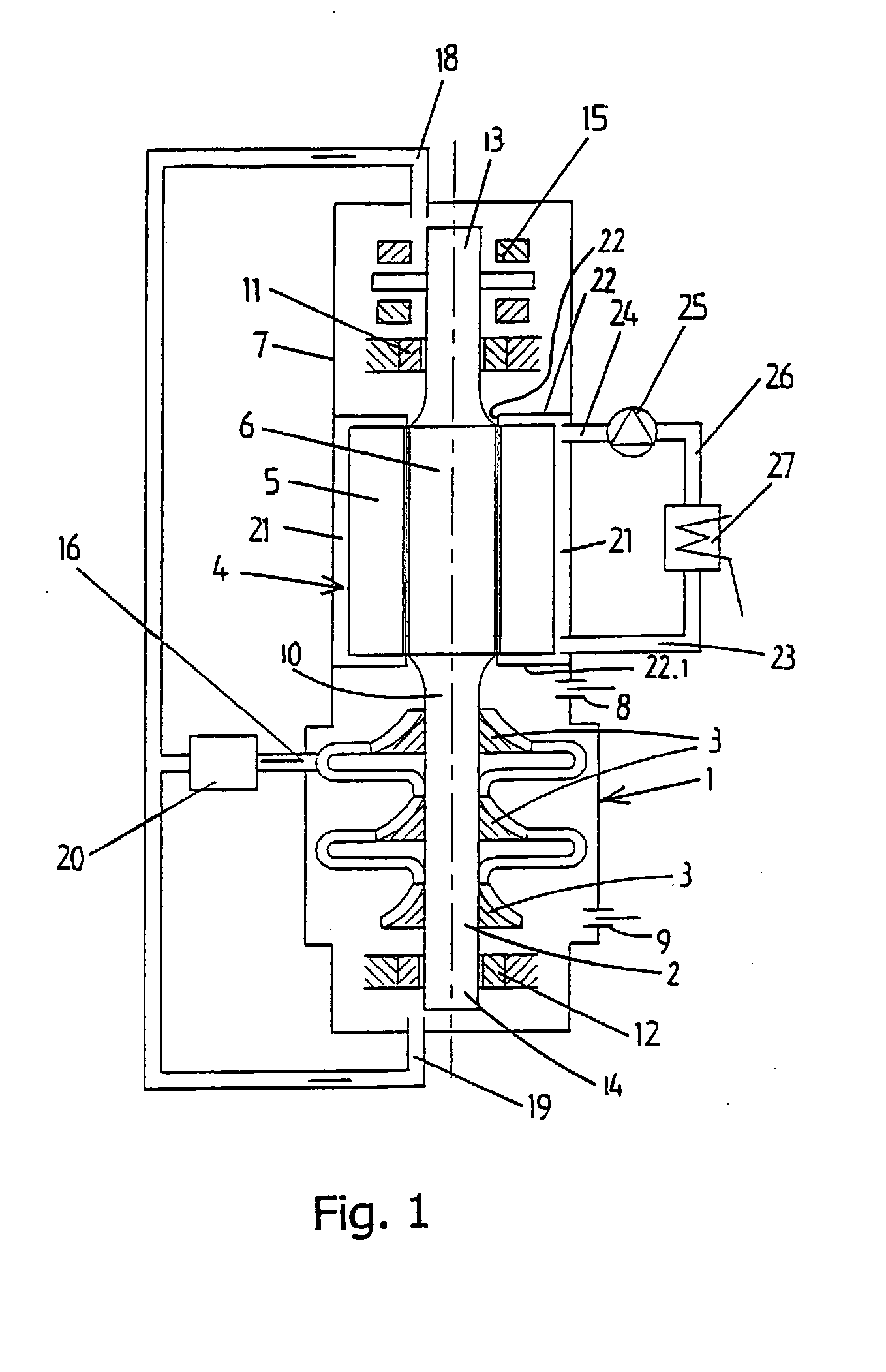 Rotor for Electric Motor, Compressor Unit Provided with Rotor, Method for Producing a Rotor for an Electric Motor